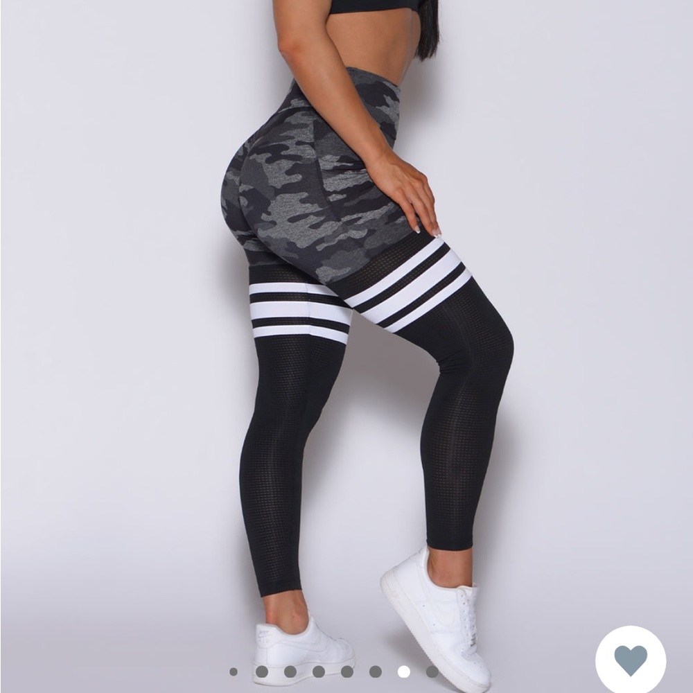 Bombshell Sportswear thigh high camo leggings